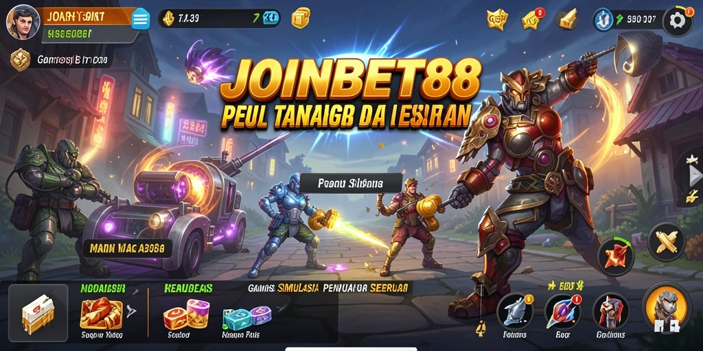 Tampilan gameplay JOINBET88 yang mendebarkan dan penuh aksi.