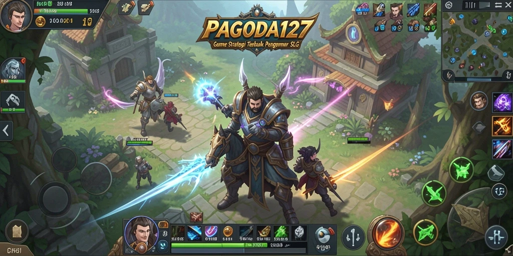 Tampilan gameplay strategi yang menarik di PAGODA127.