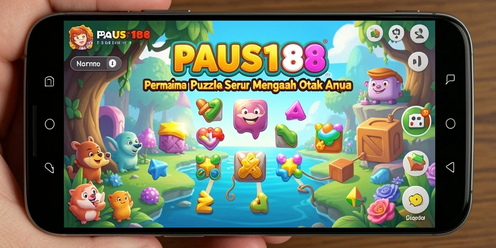 Tangkapan layar utama dari gameplay menantang di PAUS188.