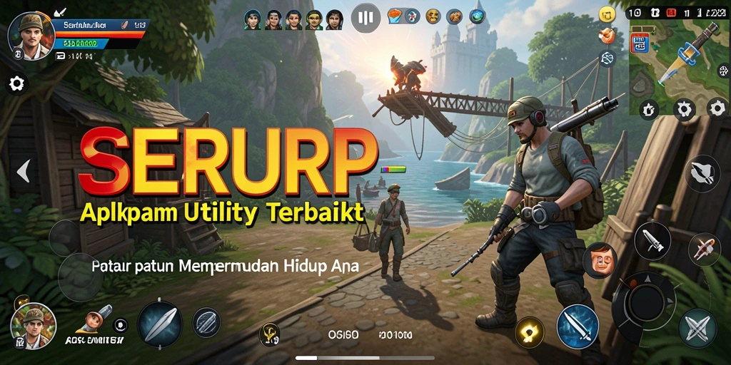 Screenshot aplikasi SERURP yang menampilkan antarmuka pengguna yang modern.